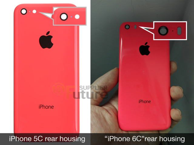 iPhone 6c機身后蓋曝光 外形近似iPhone 5c