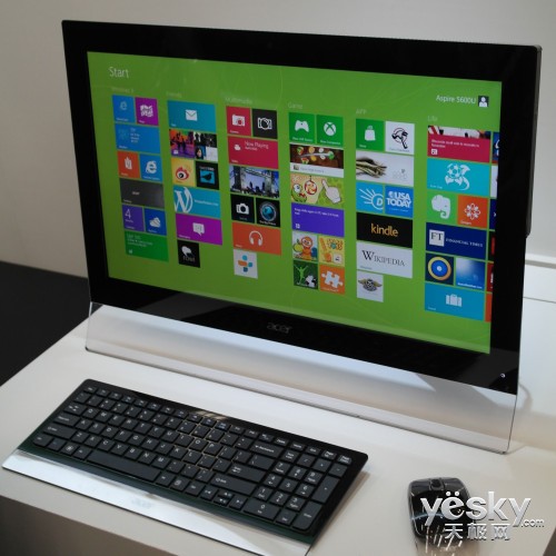 時尚簡約范 宏碁7600U一體機預(yù)裝WIN8