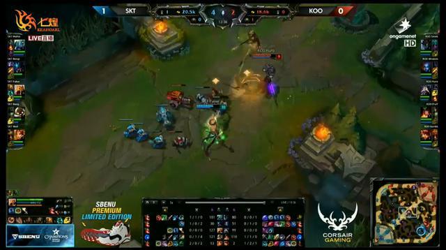 LOL韓國OGN聯賽SKT繼續(xù)13連勝 其他戰(zhàn)隊水平太低