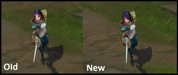 LOL美測試服：新劍姬原畫第三次修改！大媽變阿姨