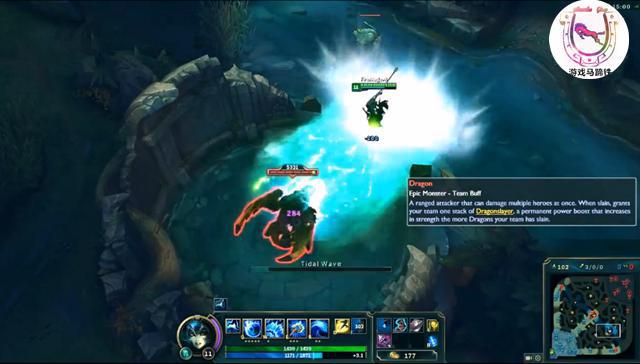 LOL超變態最新BUG:娜美無限大招 毀天滅地