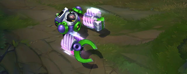 lol lol電玩皮膚 lol電玩頭領布里茨 lol機器人電玩皮膚特效 lol電玩皮膚什么時候出