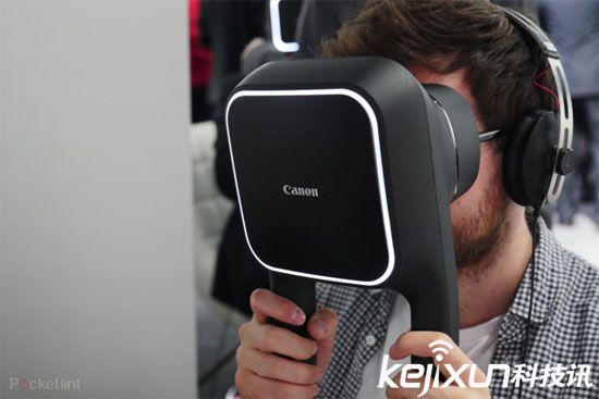 佳能推概念虛擬現實顯示器 手持外觀遭吐槽