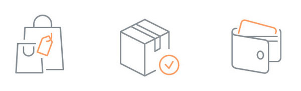 不一樣的極簡風!細膩有趣的三色極簡圖標設計案例