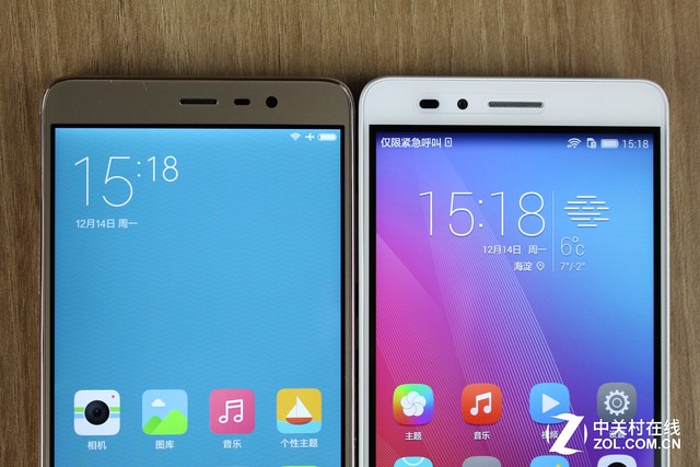 千元機大戰 榮耀暢玩5X對比紅米Note 3