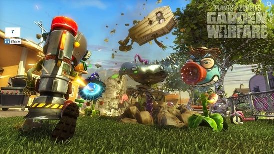 植物大戰(zhàn)僵尸花園戰(zhàn)爭之墓地模式防守