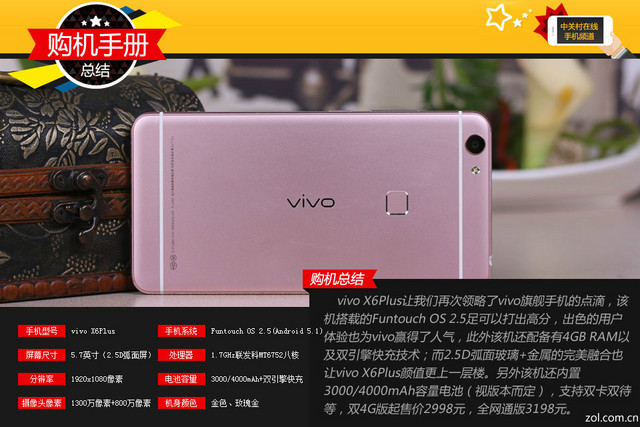 雙引擎閃充+4GB RAM vivo X6Plus購機(jī)手冊(cè)