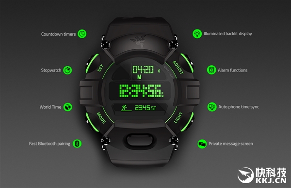 1699元！Razer也做了塊手表：還是雙屏的