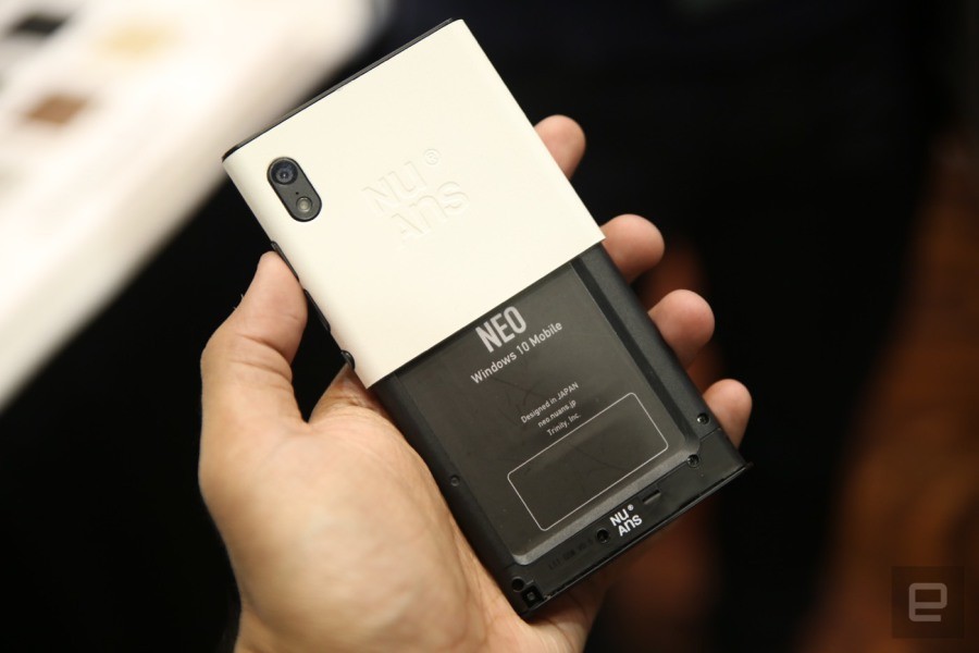 可定制的Win10手機(jī) NuAns Neo上手展示