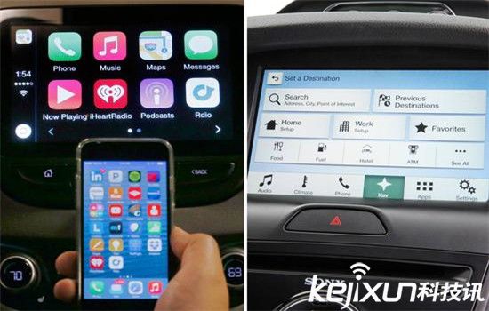 谷歌蘋果車載系統稱霸 傳統汽車制造商受制于人