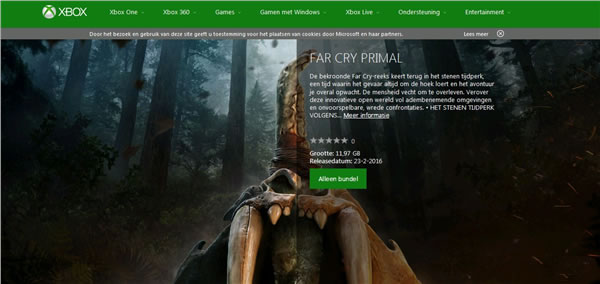 孤島驚魂原始殺戮Xbox One容量僅12G