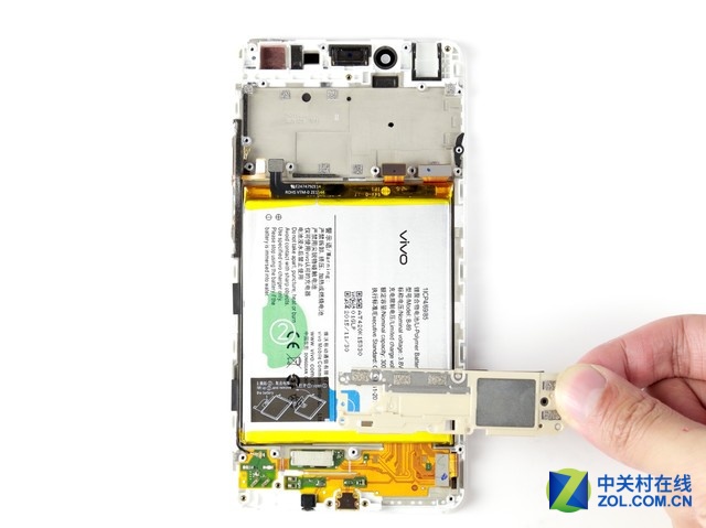 防水防塵性能優異 vivoX6plus拆解圖賞