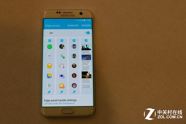 三星S7 edge換裝 側面屏幕到底能干啥