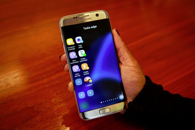 豐富曲面功能 三星Galaxy S7 Edge真機圖賞