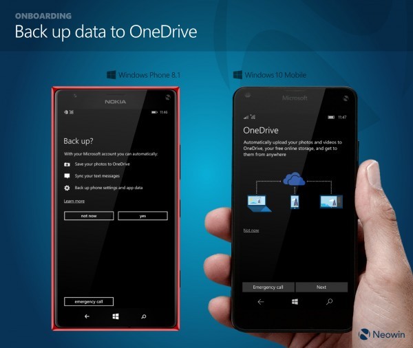 備份數據到OneDrive