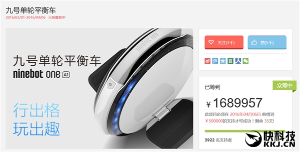 999元！小米全新九號眾籌破新紀錄：太快了