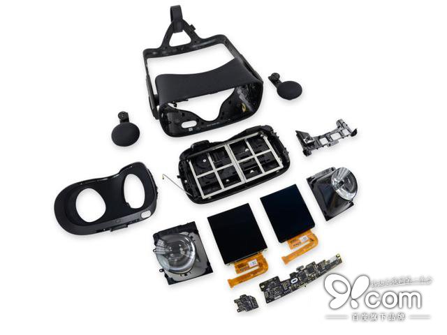 設計精美且方便維修 Oculus VR頭顯拆解