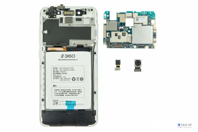 360手機F4做工如何?360手機F4拆機圖解評測