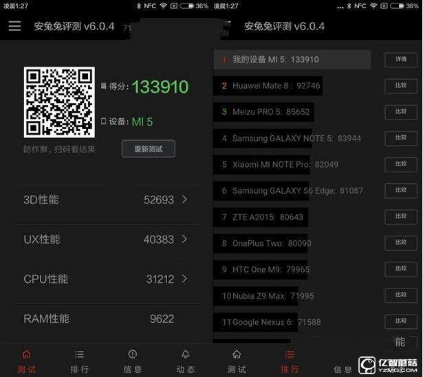ZUK Z2和小米5哪個(gè)好 小米5與ZUK Z2區(qū)別對(duì)比