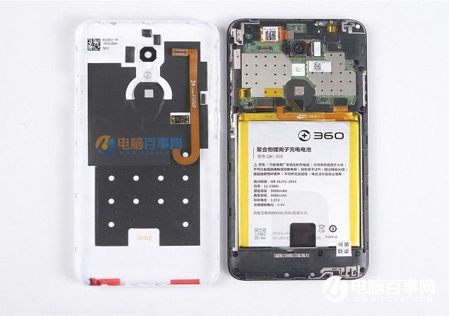 360手機N4做工如何?360手機N4拆機圖解評測