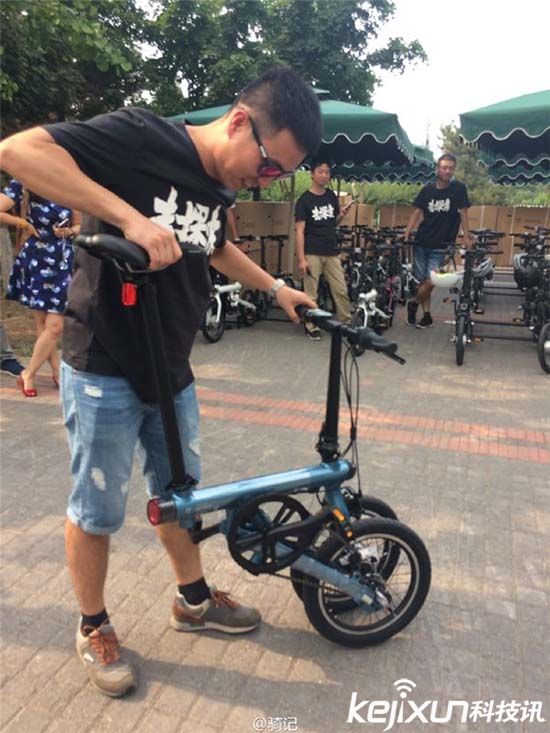 小米智能自行車實拍 小米自行車到底有多大?