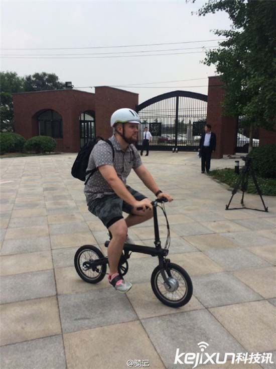 小米智能自行車實拍 小米自行車到底有多大？