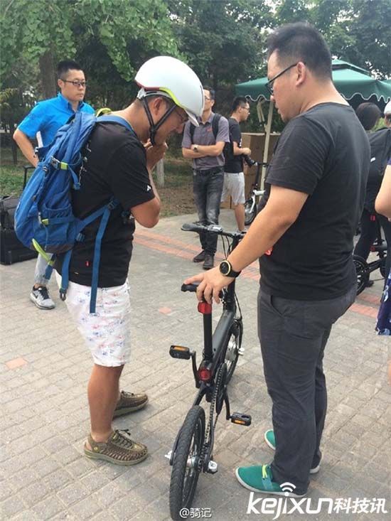 小米智能自行車實拍 小米自行車到底有多大？
