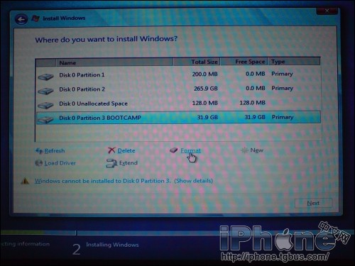 蘋果mac系統下安裝windows7系統詳細教程