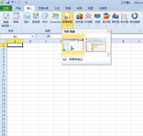 Excel2010屏幕截圖工具使用技巧