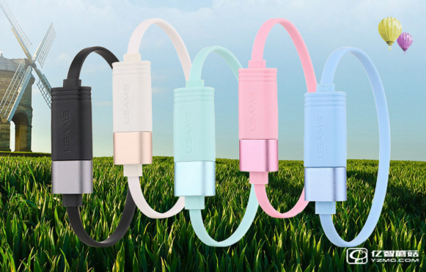 優尚金屬手環手機充電線:戴在手腕上的蘋果手機數據線