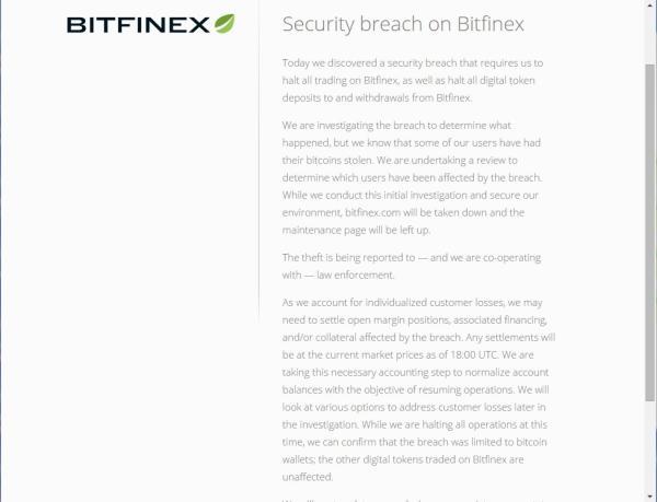 最大美元比特幣交易所12萬比特幣被盜 幣值暴跌25%