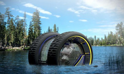 Libelule水陸兩用車：像夾心餅干一樣在海底自駕游