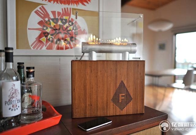 嗨起來 這款藍(lán)牙音箱能讓小火苗隨著音樂律動(dòng)