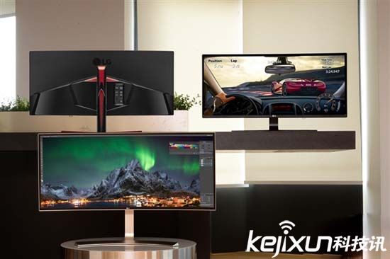 LG發布三款顯示器 曲面款世界首款
