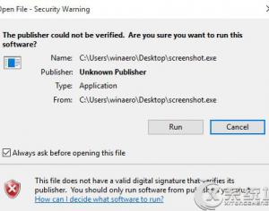 win10系統(tǒng)取消“無法驗(yàn)證發(fā)布者”提示框的方法