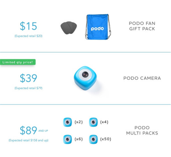 Podo迷你相機 記錄身邊最美的瞬間