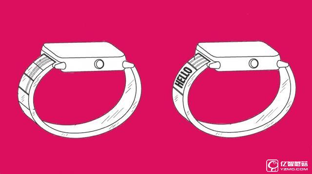 蘋果新專利:表帶不僅能變色還可以顯示信息