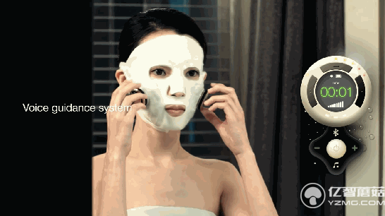 韓國智能面膜Secret 810:可通過手機調節振動模式