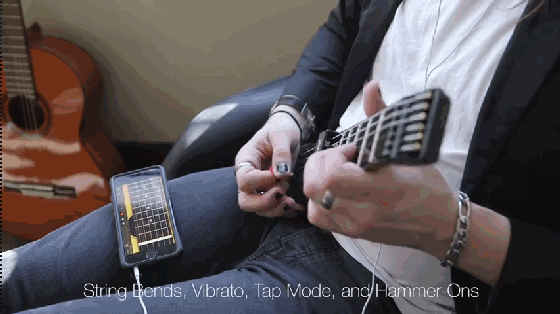 便攜超帥的數字吉他 助你瞬間撩妹成功