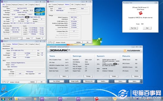 溫度表現不錯 Core i3-3240性能簡測