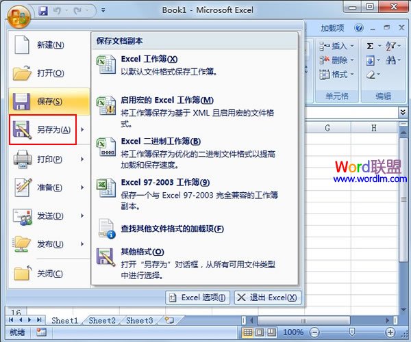 Excel2007工作表設(shè)置權(quán)限密碼