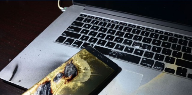 三星Note7爆炸檢測報告出爐:電池自燃 非外部加熱