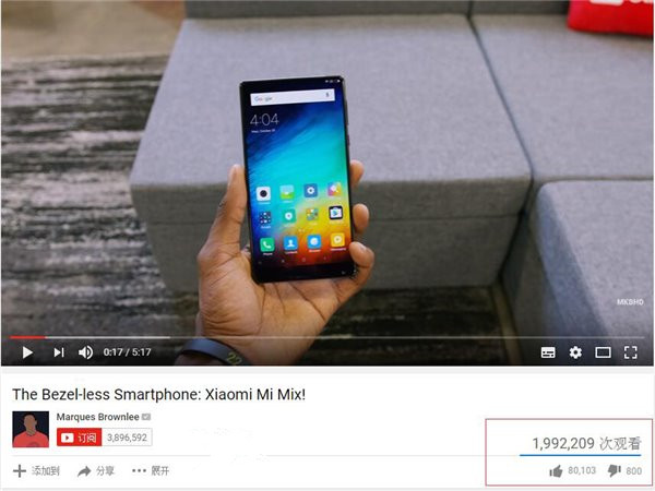 國外評測達人上手小米MIX：網友評價超高