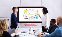 谷歌開發55英寸4K觸摸屏用作白板！任性