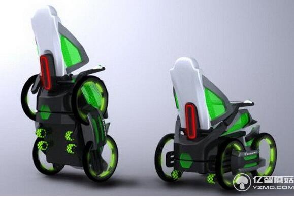 豐田推出可攀爬樓梯的iBot機械輪椅