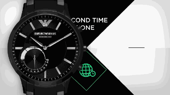 阿瑪尼也來搞智能手表啦!傳統風格智能“心”