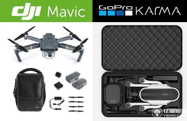 GoPro Karma與大疆Mavic對比:Karma圖像質量更好