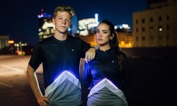 如何安全的夜跑 老司機(jī)送你一件帶LED燈的HNTS服裝