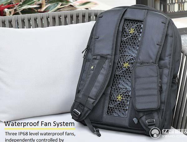你敢背嗎？15600mAh容量的電池背包還帶仨風(fēng)扇