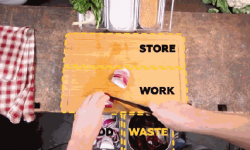 Frankfurter Brett砧板設計太神奇：切菜不再弄得哪兒都是